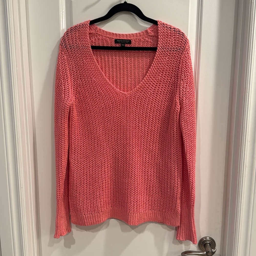 🌸Banana Republic-Linen Sweater🌸